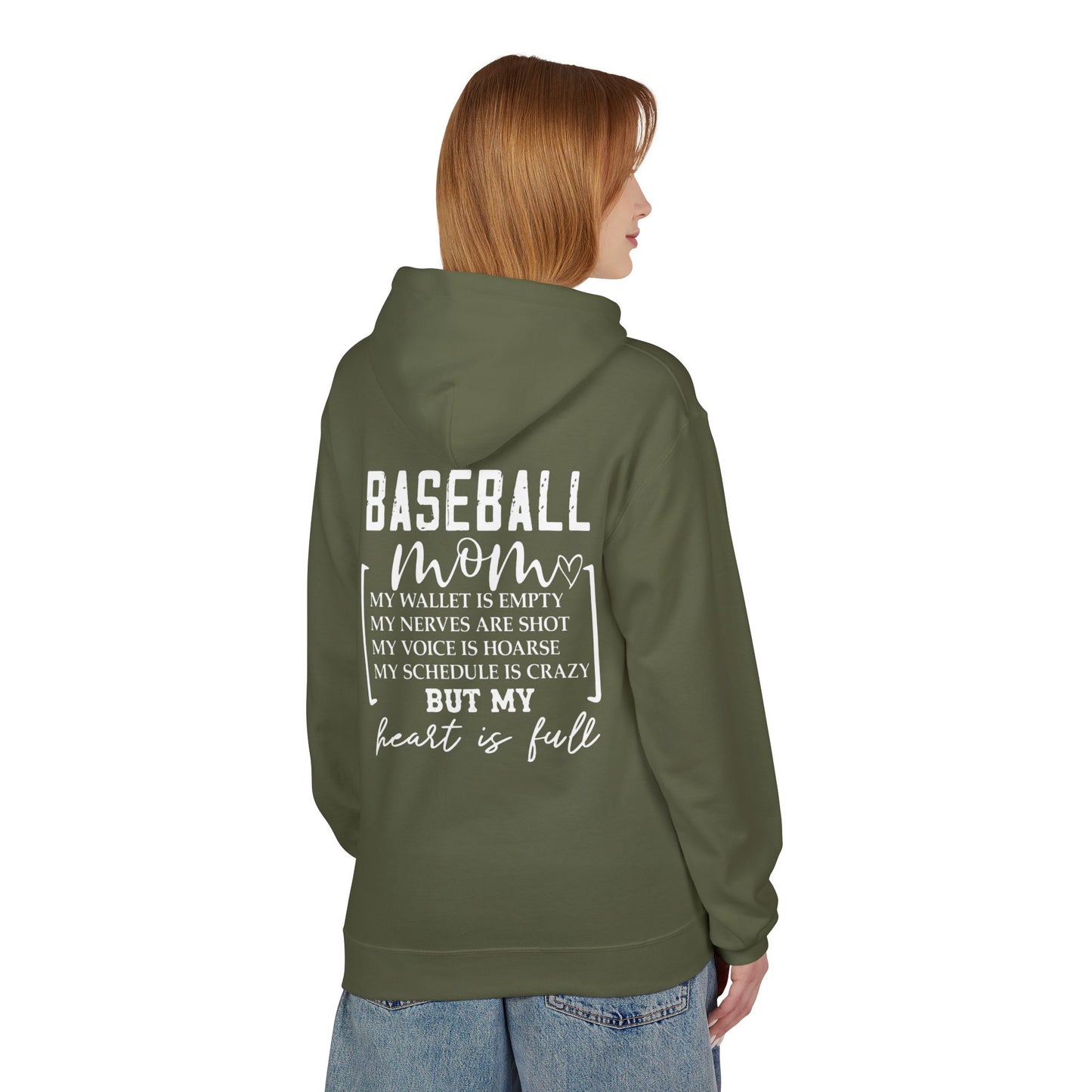 Baseball Mom Expenses Fleece Hoodie