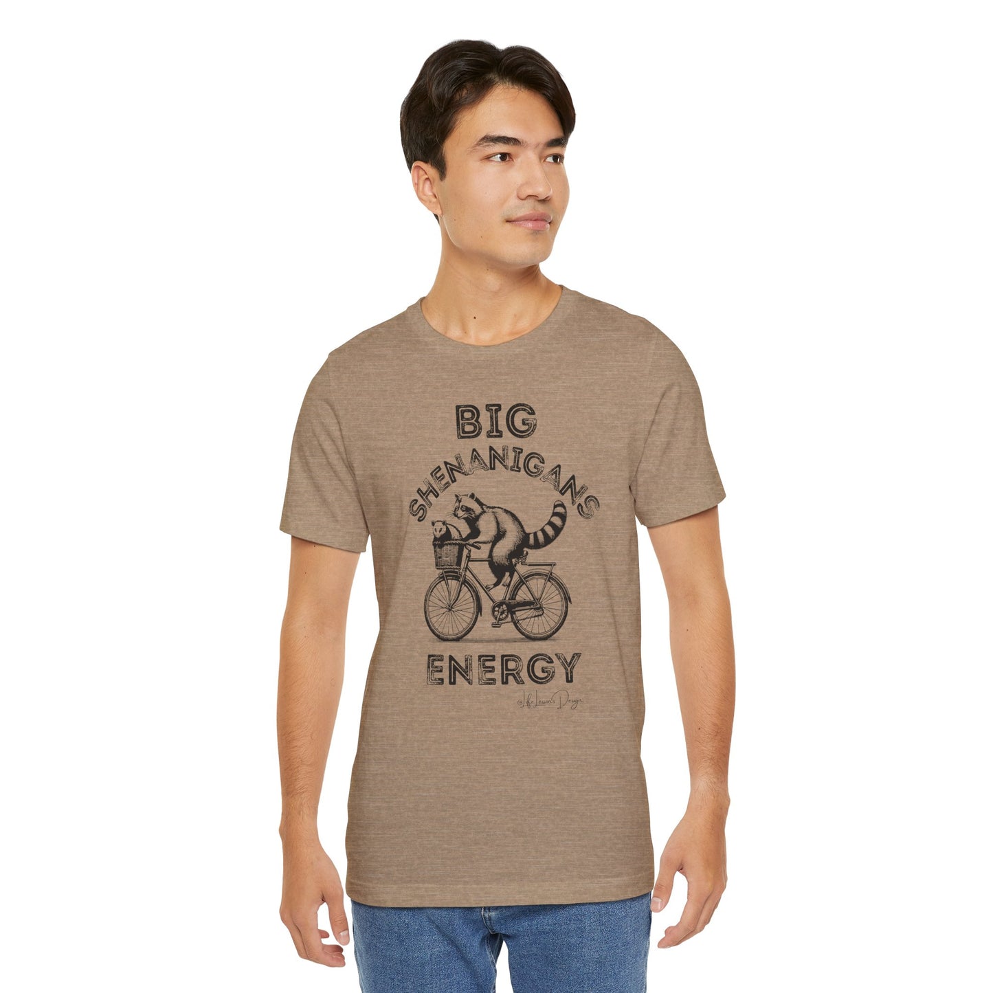 Big Shenanigans Energy Unisex Tee - Fun Graphic T-Shirt for Animal Lovers