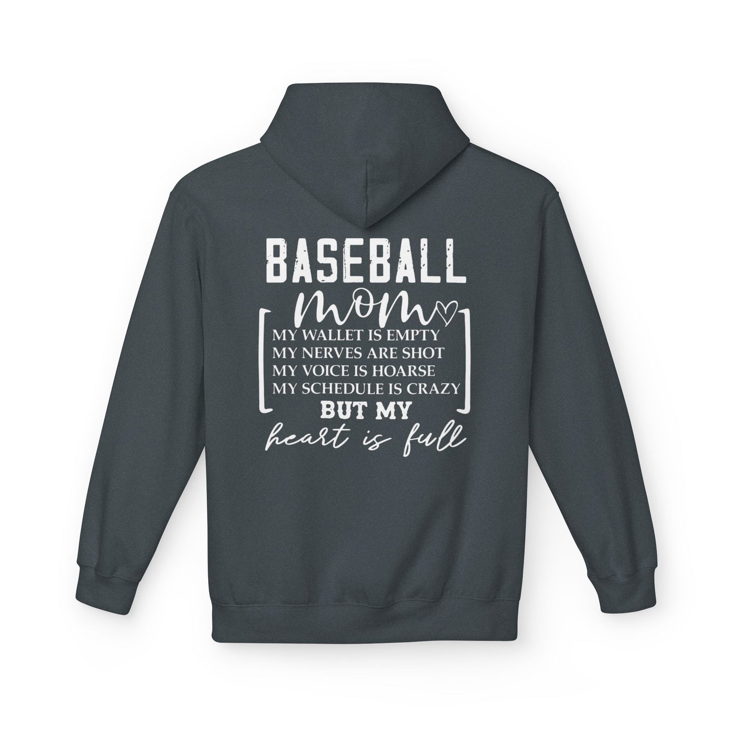 Baseball Mom Expenses Fleece Hoodie
