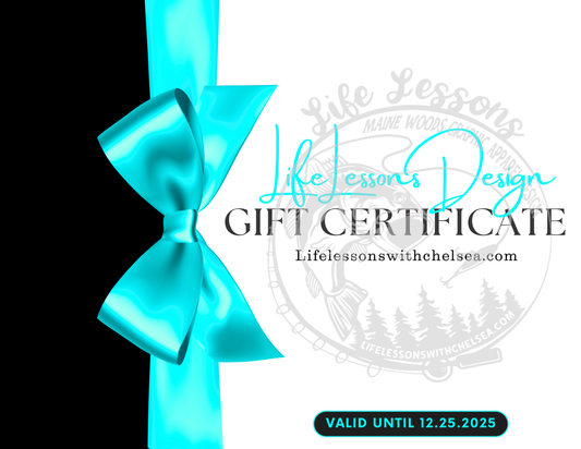 Life Lessons Design Gift Certificate