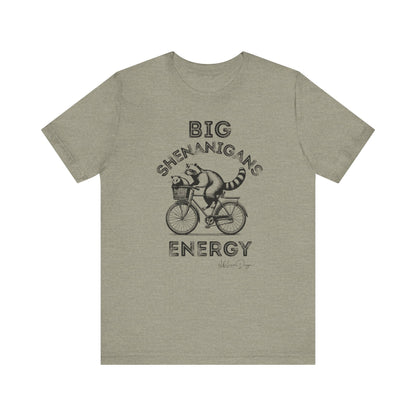 Big Shenanigans Energy Unisex Tee - Fun Graphic T-Shirt for Animal Lovers