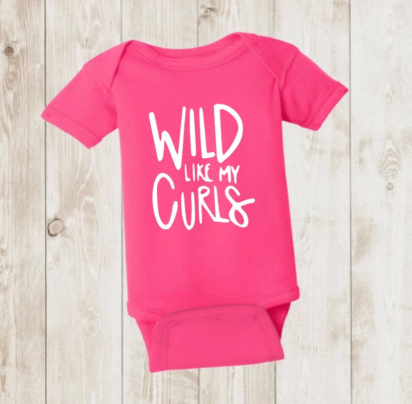 “Wild like my curls” short sleeve