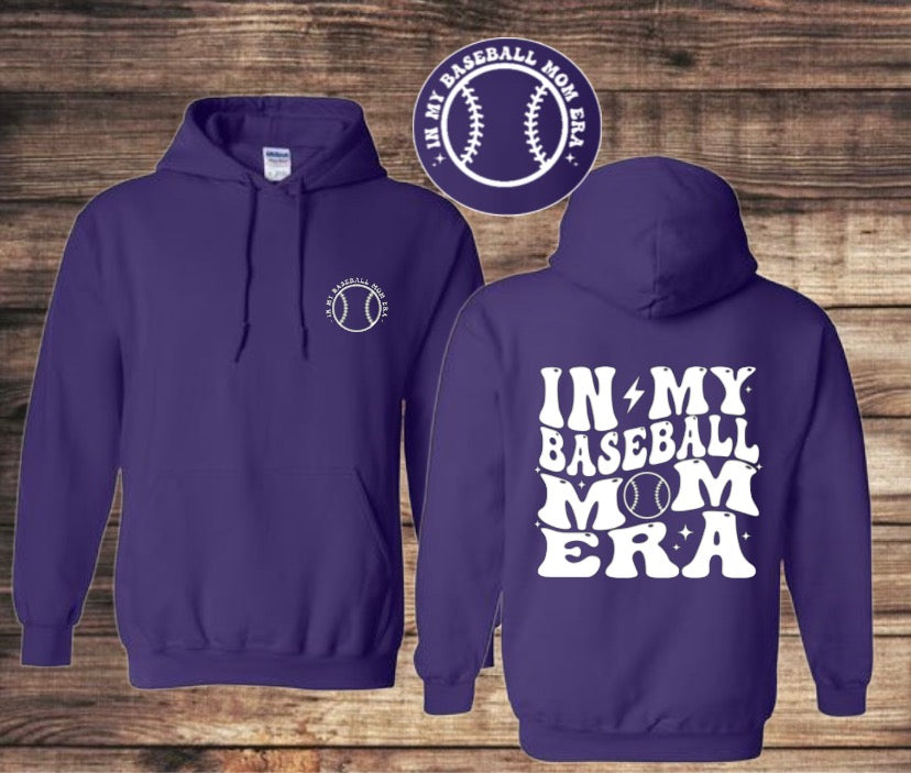 “In my baseball mom era” HOODIE