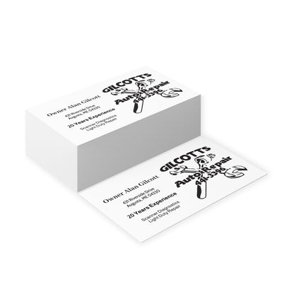 Gilcotts Business Cards