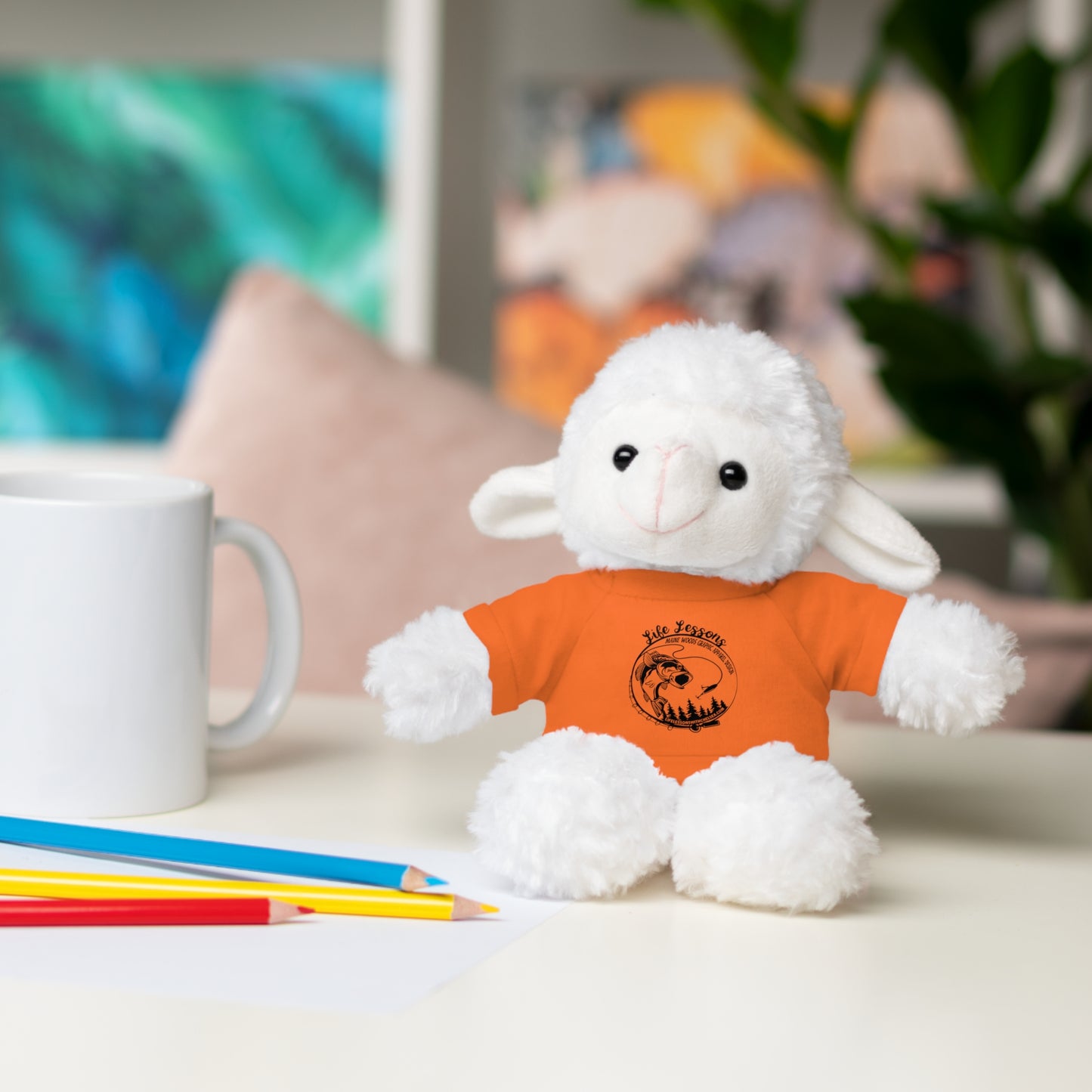 Customizable Stuffed Animal with Tee – Perfect Gift for KidsLifeLessonsDesign
