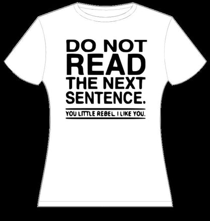 Do not read Tshirt