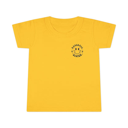Baseball Toddler T-Shirt - 'I'm Just Here for the Snacks'