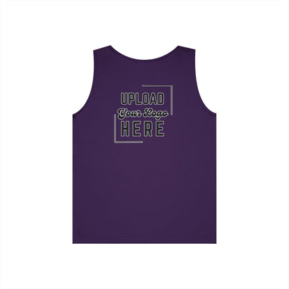 Gildan Unisex Customizable Tank - Small Left Logo + Back