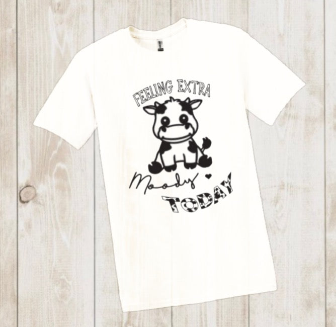 “Feeling extra moody today” Baby short sleeve