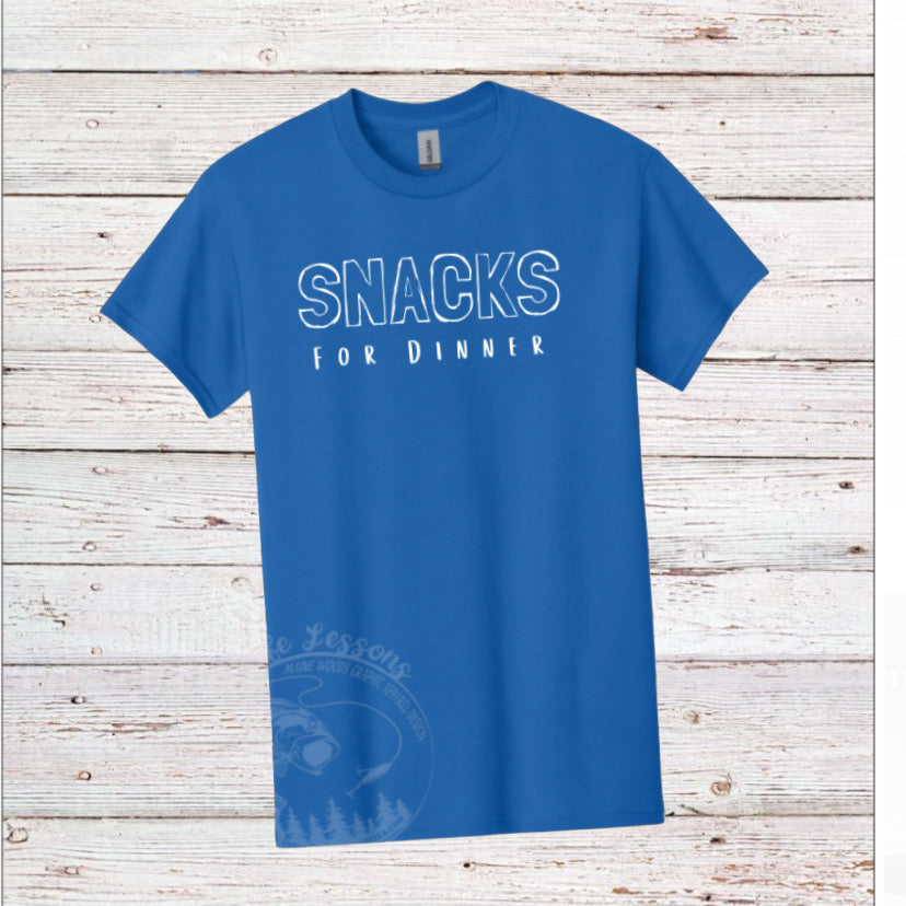 “Snacks for dinner” Kids Tee