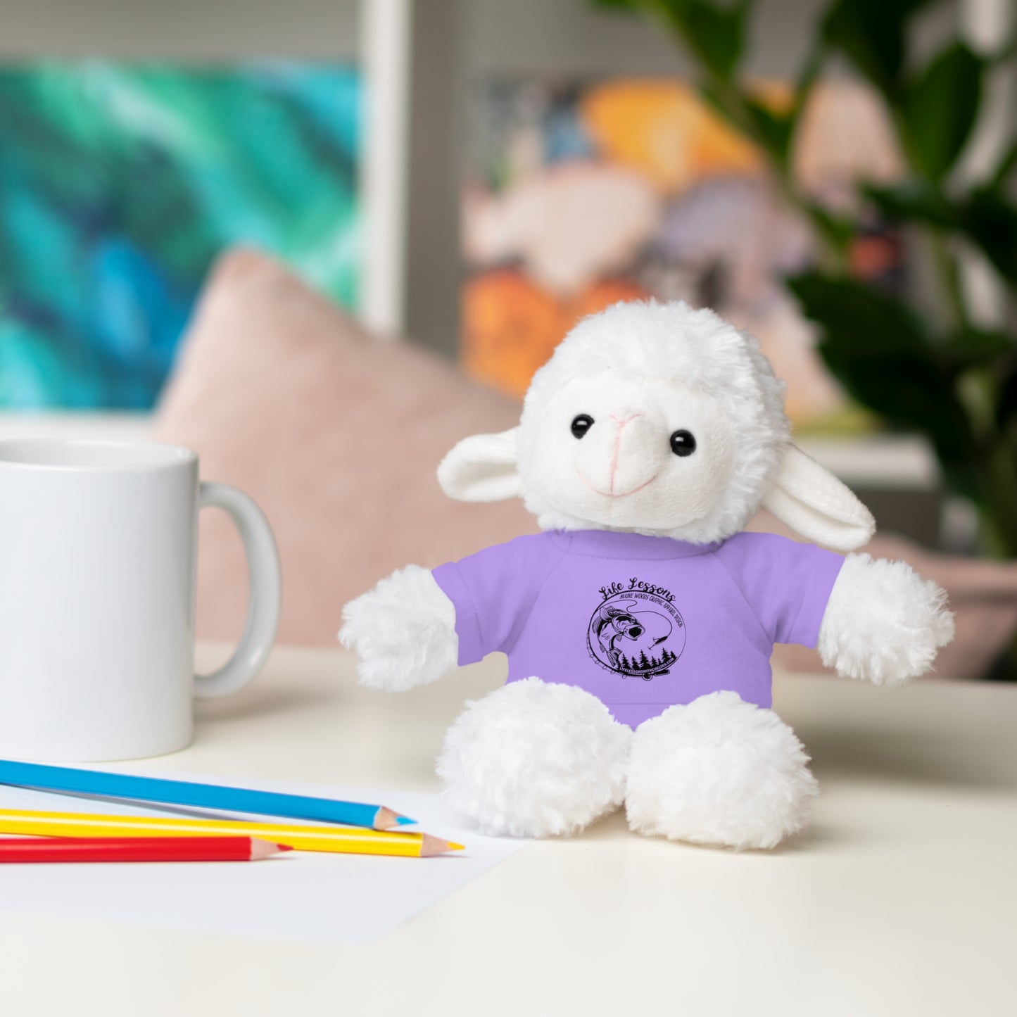 Customizable Stuffed Animal with Tee – Perfect Gift for KidsLifeLessonsDesign