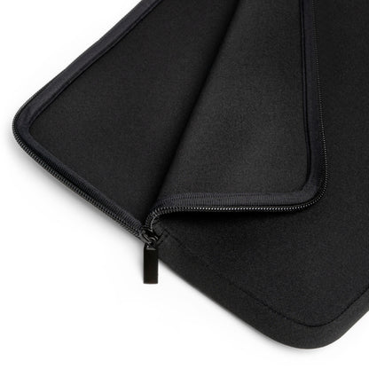Turqoise Camouflage Fishing Laptop Sleeve - "Life Lessons" Design