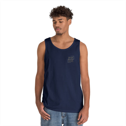 Gildan Unisex Customizable Tank - Small Left Logo + Back