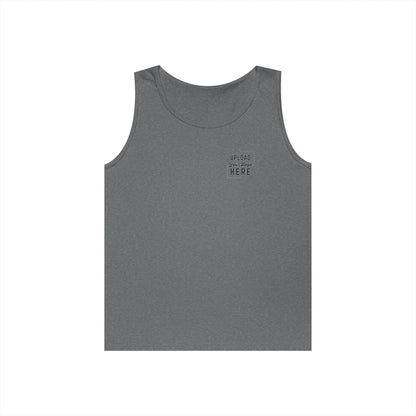 Gildan Unisex Customizable Tank - Small Left Logo + Back