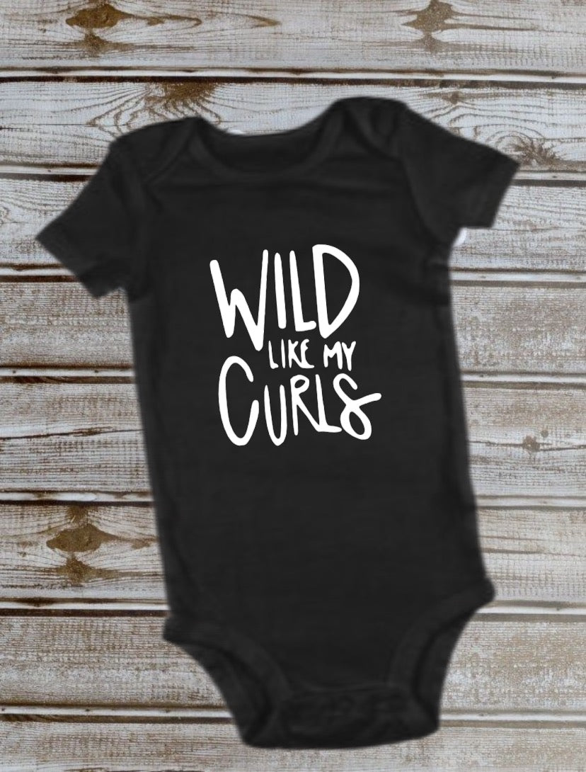 “Wild like my curls” short sleeve