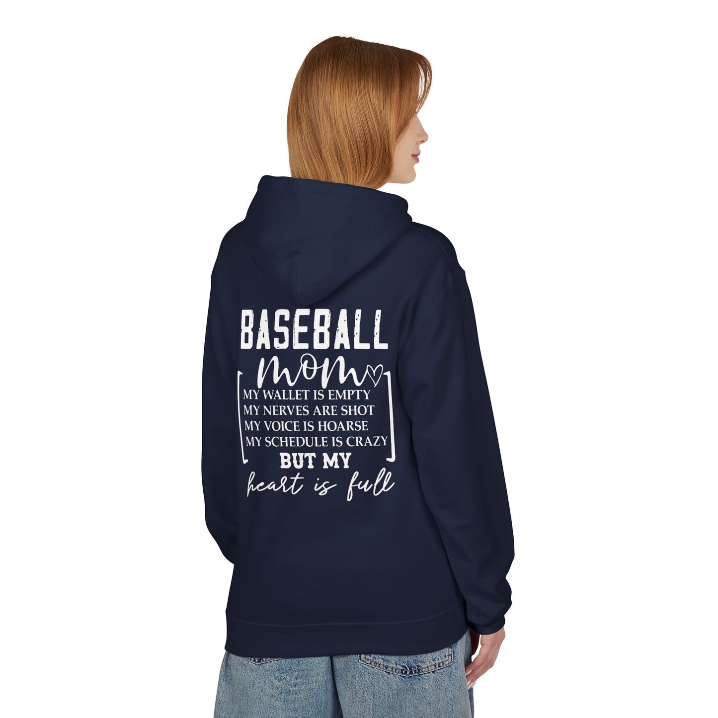 Baseball Mom Expenses Fleece Hoodie