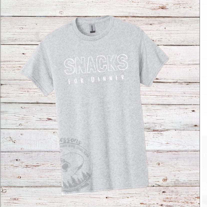 “Snacks for dinner” Kids Tee