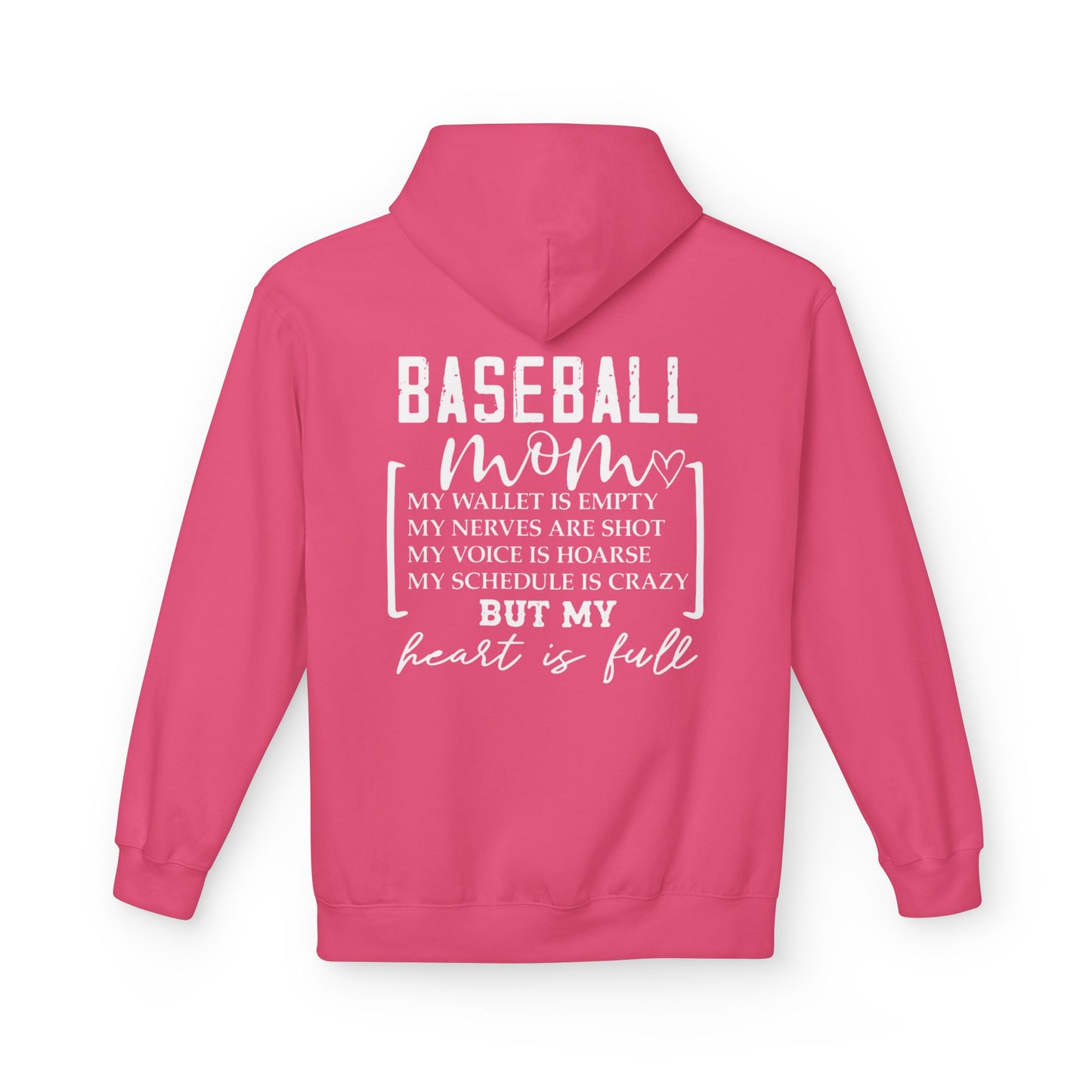 Baseball Mom Expenses Fleece Hoodie