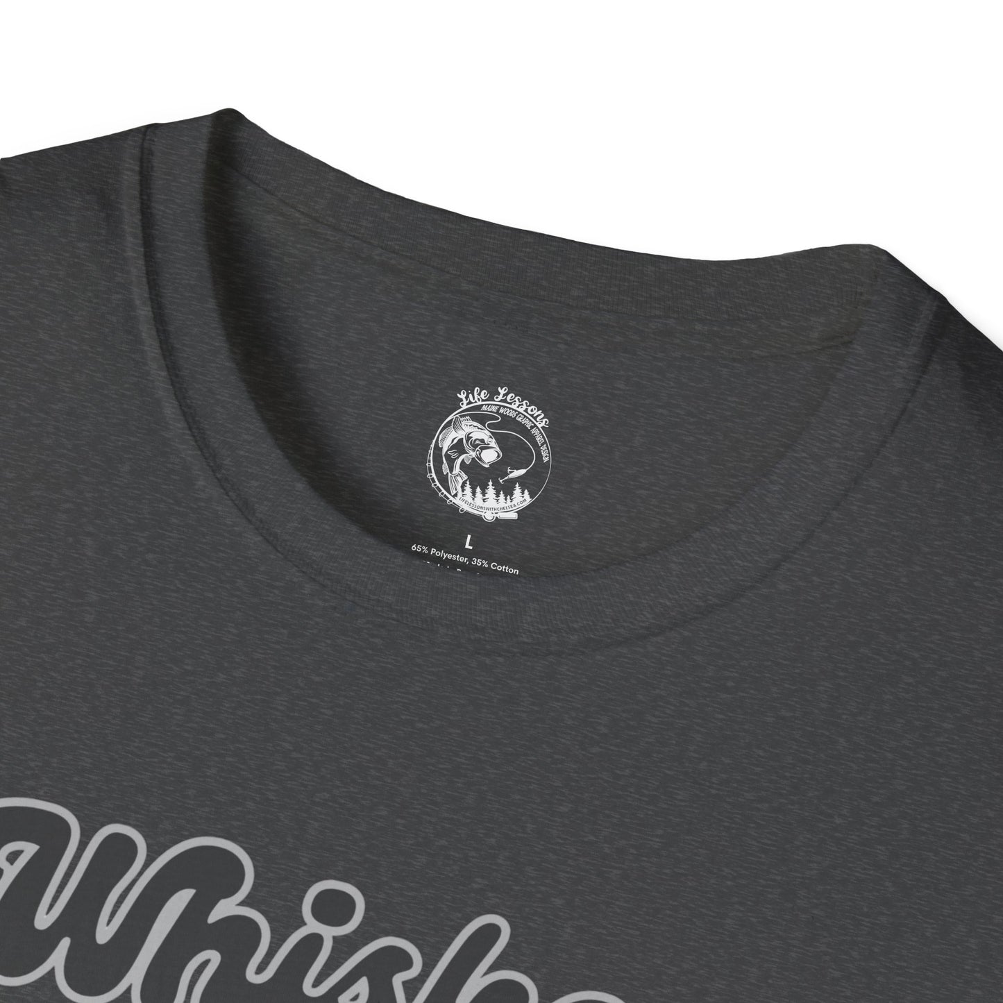Whiskey Helps Unisex Softstyle T-Shirt - Fun Casual Tee for Whiskey Lovers