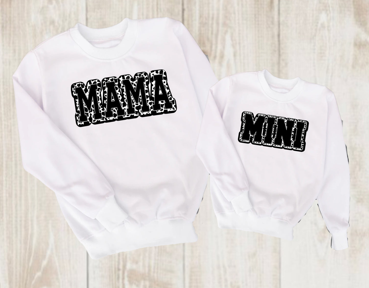 “Cow Print Mama & Mini” Design