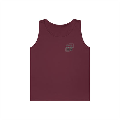 Gildan Unisex Customizable Tank - Small Left Logo + Back
