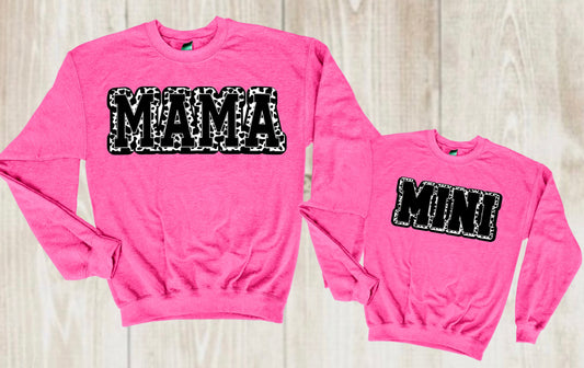 “Cow Print Mama & Mini” Design