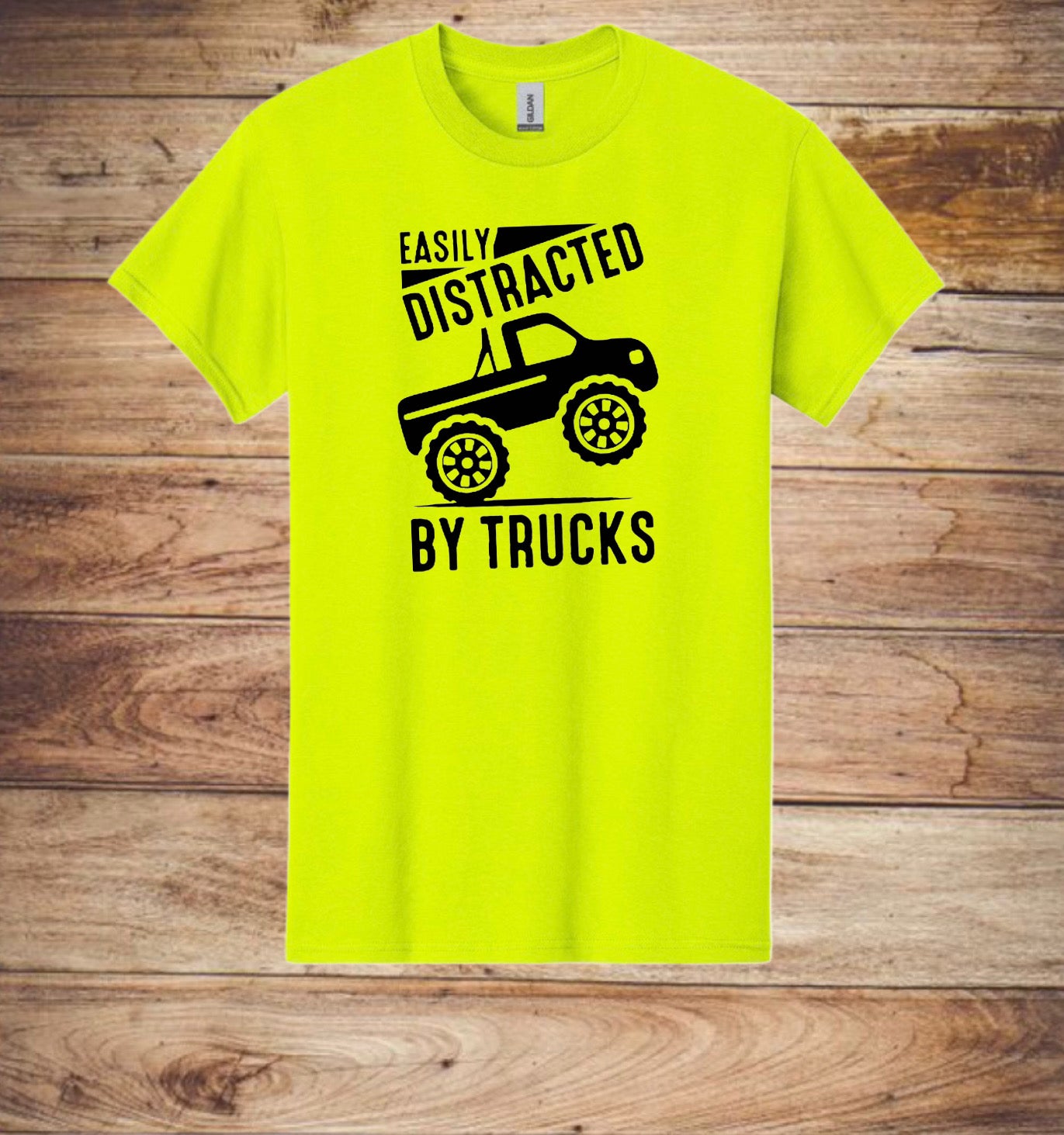 “Easily Distracted by trucks” Tee