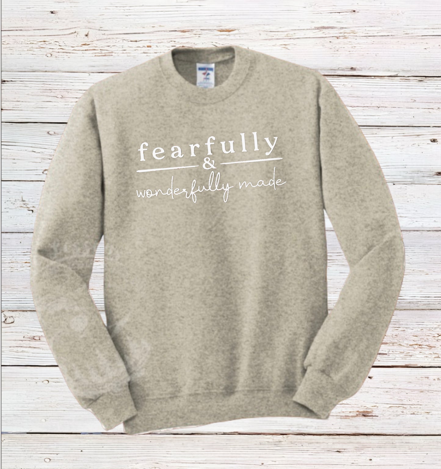 “Fearfully & Wonderfully Made” Fleece Crewneck