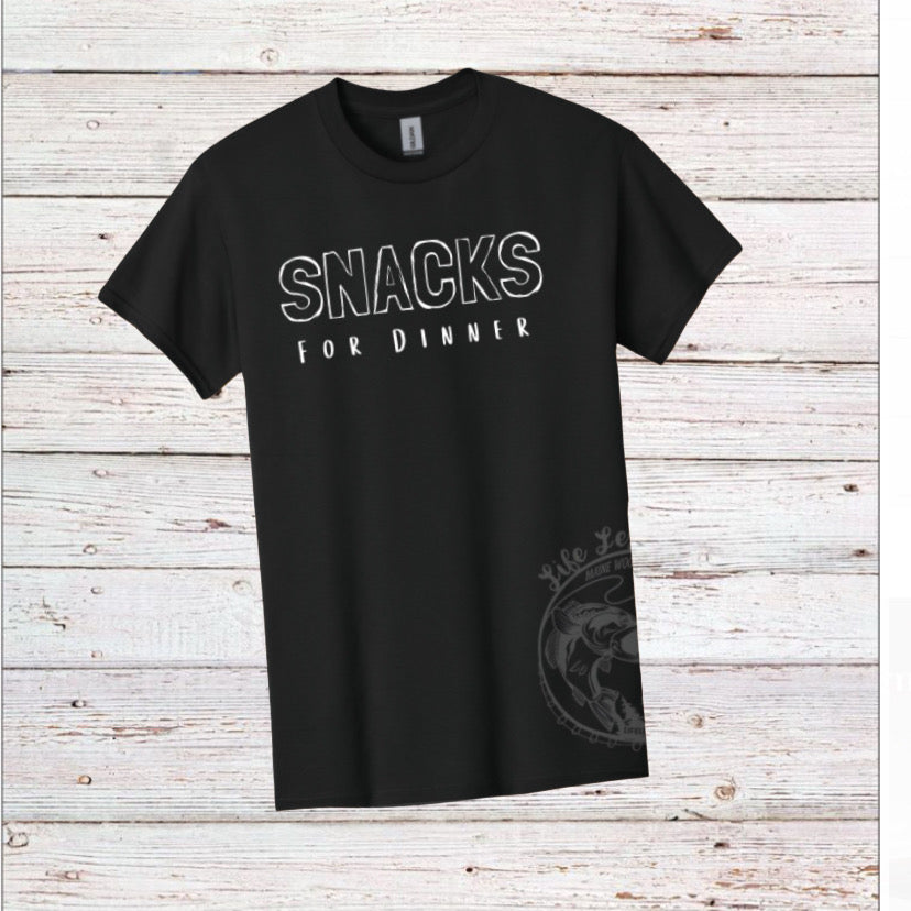 “Snacks for dinner” Kids Tee