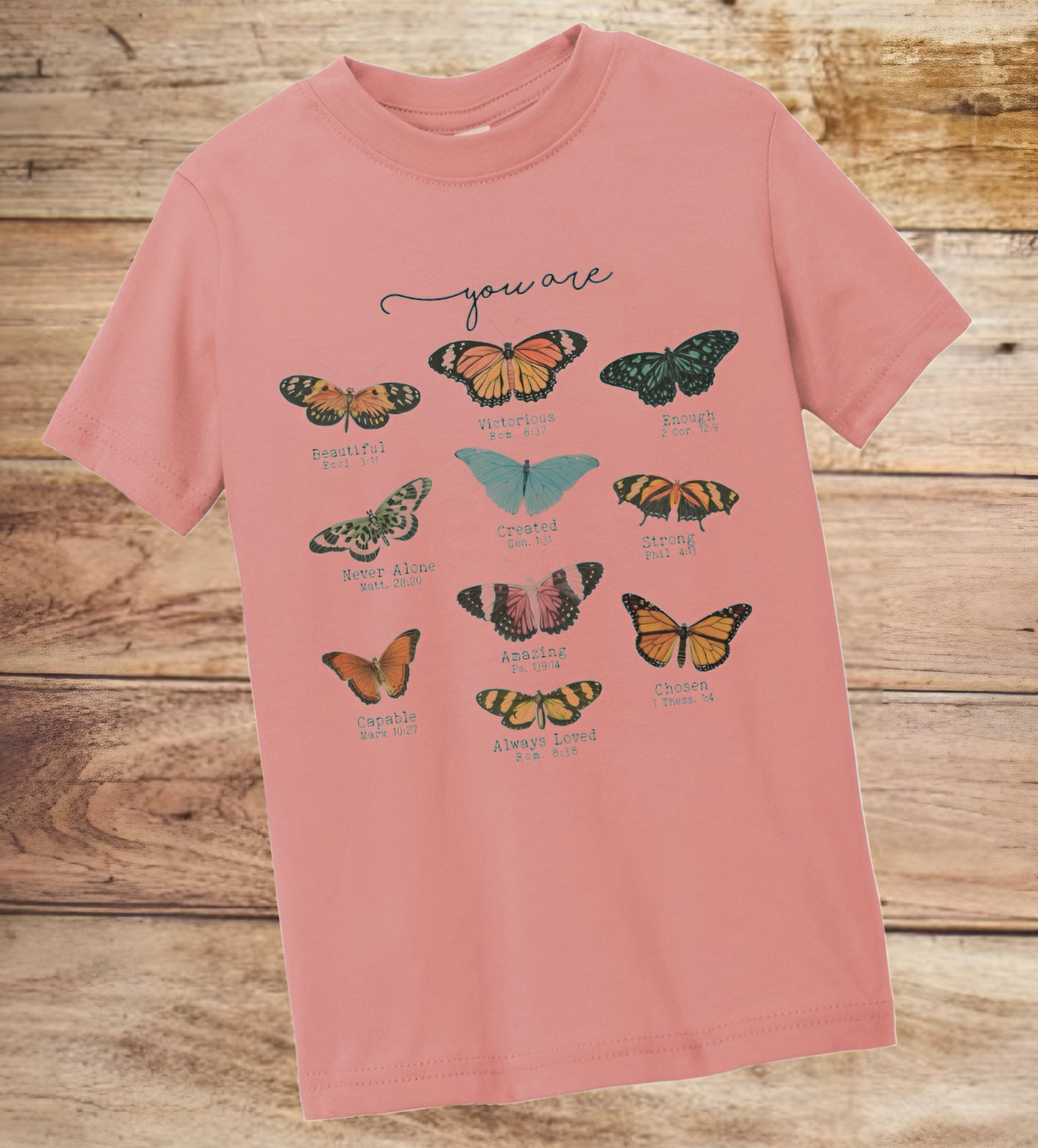 “Butterfly Bible Verse” Tee