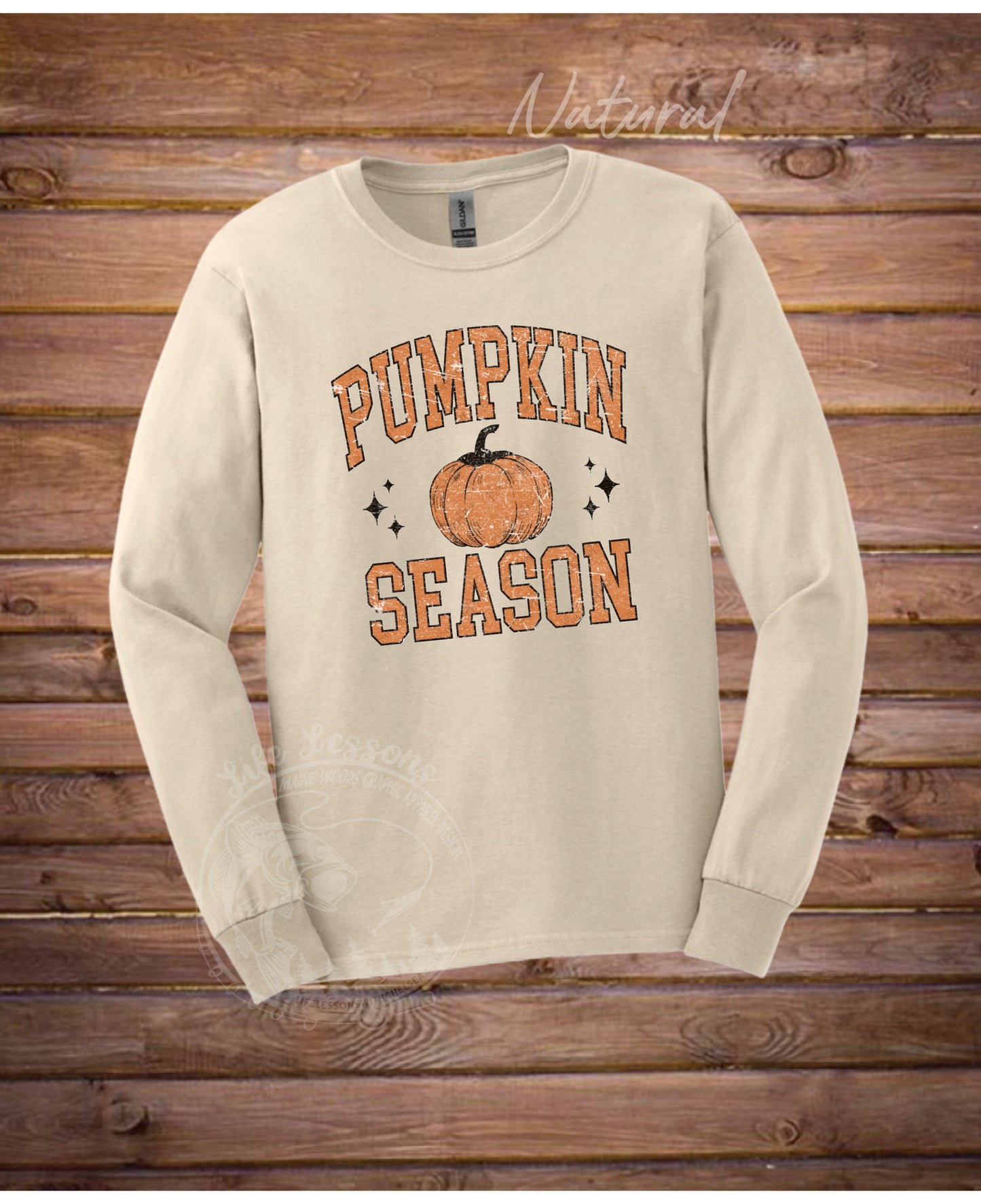 “Pumpkin season” Rustic Long Sleeve