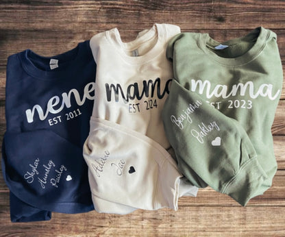 Custom “MAMA” Crewneck